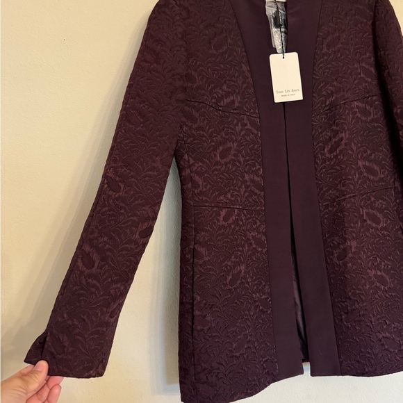 Vintage Tous Les Jours Blazer Jacket Made in Italy Lama Wool Size 8 NWT - Picture 5 of 16